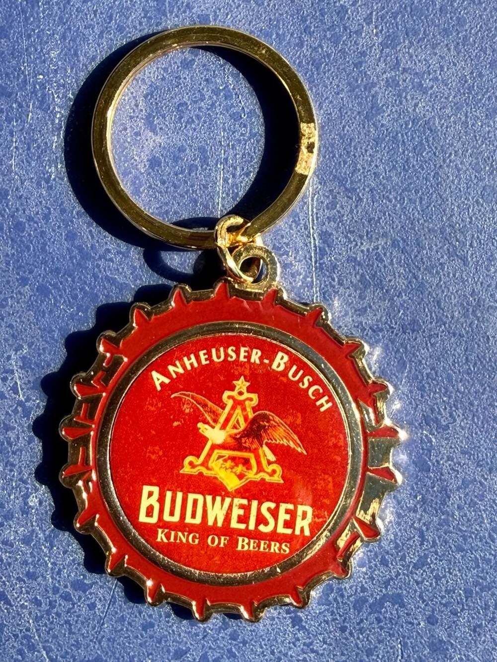 1980s Budweiser in Bottles Keychain 3”